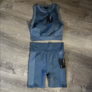 Bailey 44 Gray Sporty Crop Top